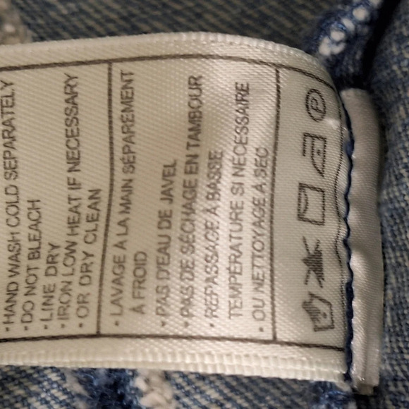 Cupcakes & Cashmere Grunge Affleck Embroidered Stars Frayed Denim Jacket Size S - Picture 12 of 12